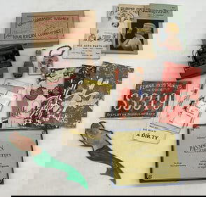 1939 PA hunting license and risqu? lot