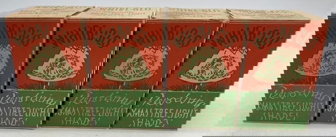 4 boxes Whirl-Glo Xmas tree light shades