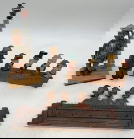 figural bar tools and key rack