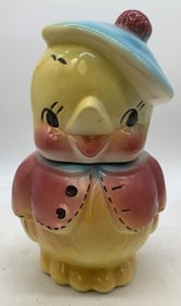 vintage baby chick cookie jar