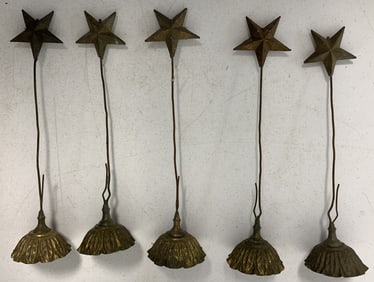 5 weighted candle holders