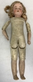 Peerless Bisque Head & Leather Body Doll