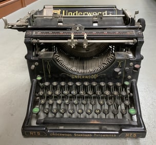 Underwood Standard Typewriter No. 5