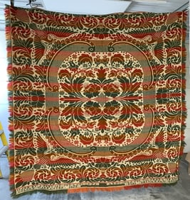 A Frey Mt. Joy PA 1858 Coverlet