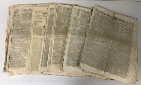 50+ issues of 1863 New York Tribune