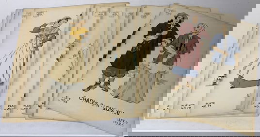 40+ WPA Cultural Costume Plates