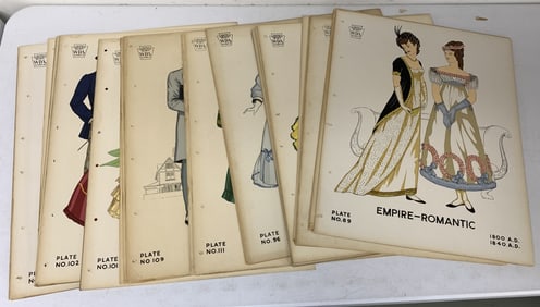 30+ WPA Cultural Costume Plates