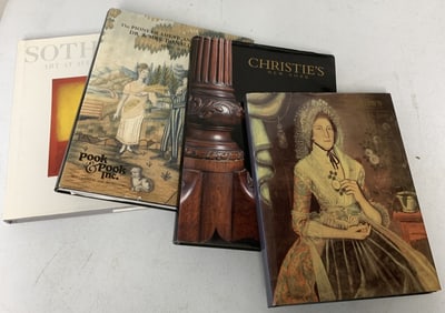 4 hardbound auction catalogs