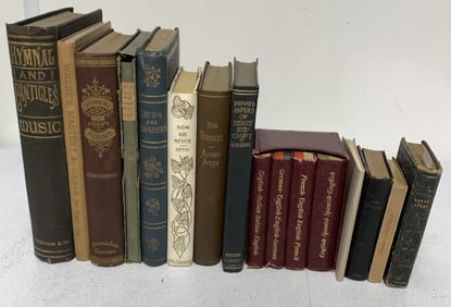 collection of assorted books
