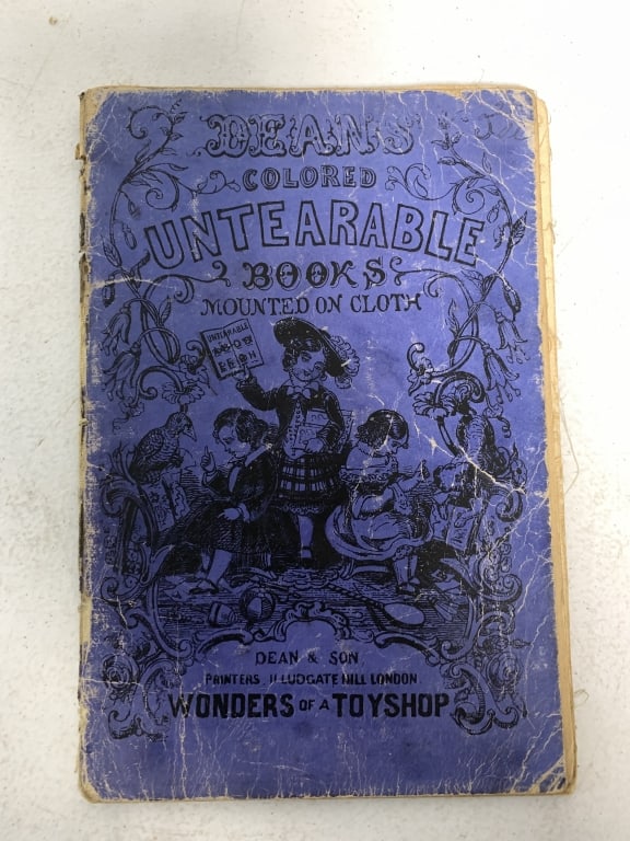 Dean's Wonders of A Toyshop: has wear and damage as shown; binding is loose