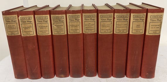 10 Vol. Edition De Luxe Victor Hugo
