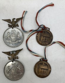 York Centennial & 150th Anniv. pins and fobs