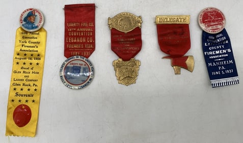 5 PA Fire Convention pins