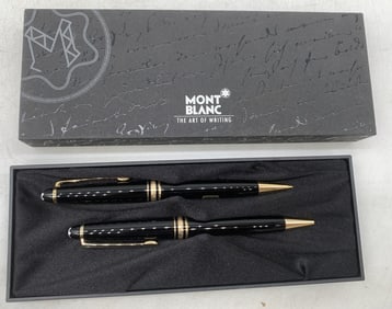 Mont Blanc Pen and Pencil set in box