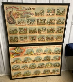 1896 & 1910 Carnival of the Picayune lithos