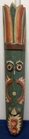 carved wall mask