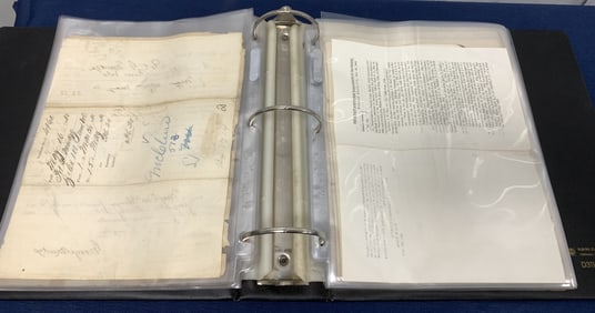 album w/ 20+ pcs. mostly civil war era ephemera