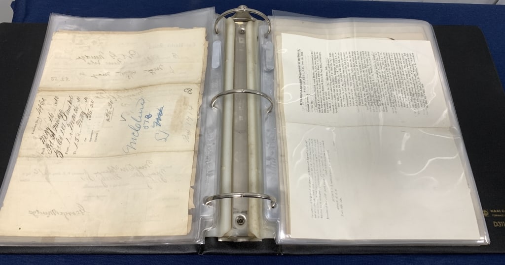 album w/ 20+ pcs. mostly civil war era ephemera (1 of 14)