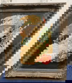 framed J. W. Hanan M.D.  1925 calendar