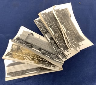 22 American Locomotive Company cards/photos