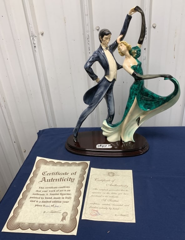 A. Santini dancing couple figurine  #101 of 2000 (1 of 6)