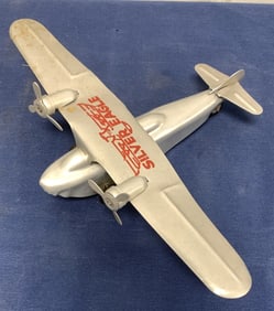 Automatic Toy Company Silver Eagle Airplane