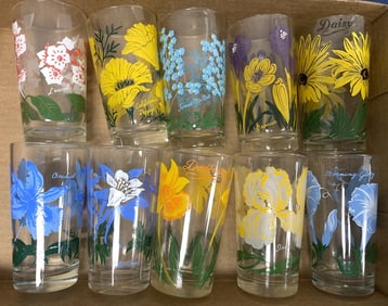 10 peanut butter glasses