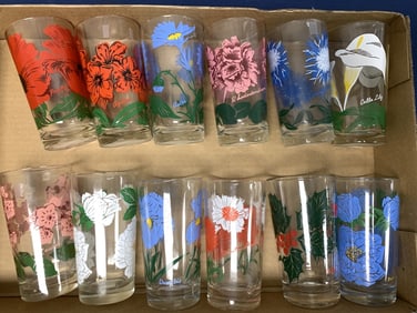 12 peanut butter glasses