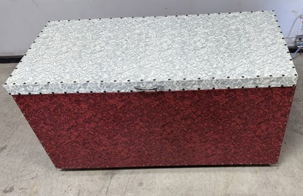 Wooden Box with vynil covering