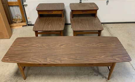 3pc MCM Coffee & end table set