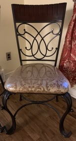 2 Metal DR chairs