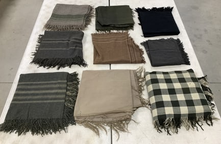 9 scarves?