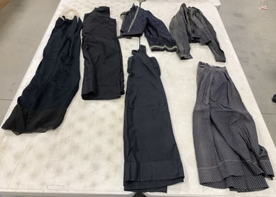 skirt, blouse, slips and pajamas