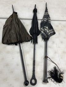3 vintage umbrellas