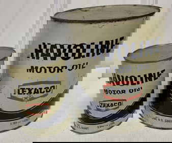 Texaco Havoline Motor Oil 1qt(full) & 1 gal. cans