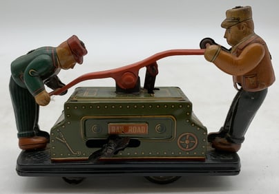 KDP Japanese wind-up Railroad hand car