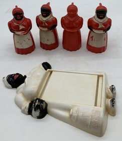 Mammy memo holder + F&F Aunt Jemima syrups