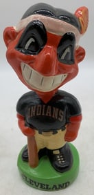 Cleveland Indians mascot bobble head