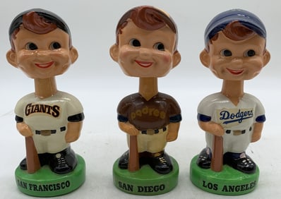 Giants, Padres & Dodgers player bobble heads