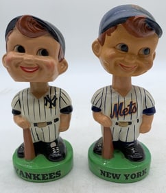 NY Mets & NY Yankees player bobble heads