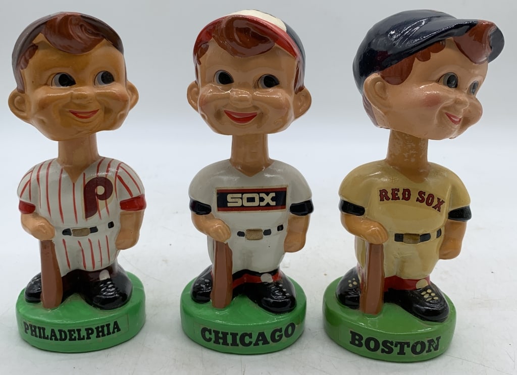 Phillies, White Sox, Red Sox player bobble heads (1 of 6)
