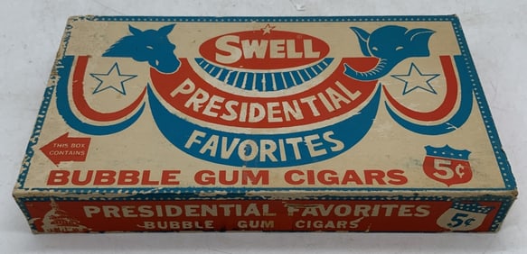 Swell Herbert Hoover bubble gum cigars in box