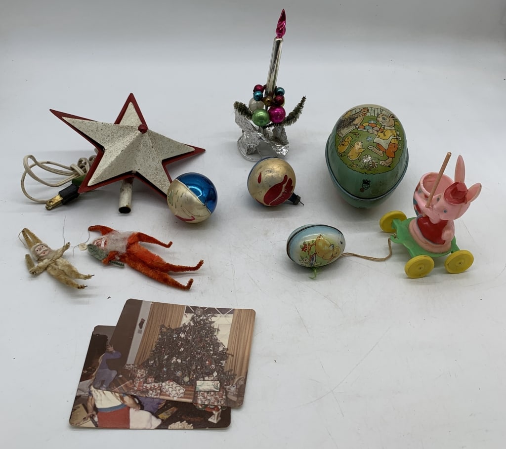 vintage Easter & Christmas items (1 of 2)