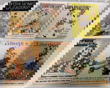 6 magazines including Liberty & The American