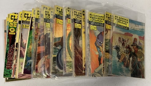 35+ Classics Illustrated comic books