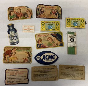 needle books and ribbon