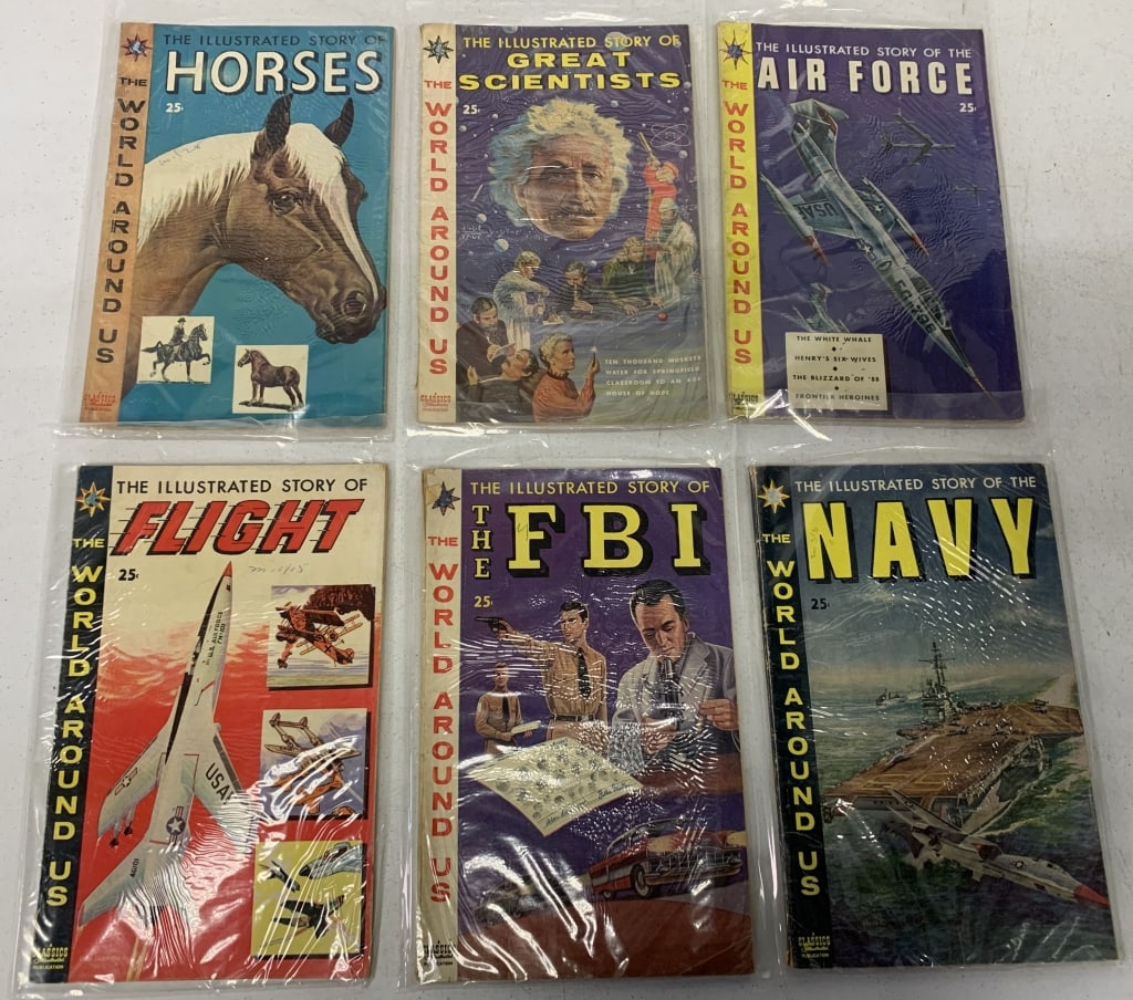 6 The World Around Us comics (1 of 2)