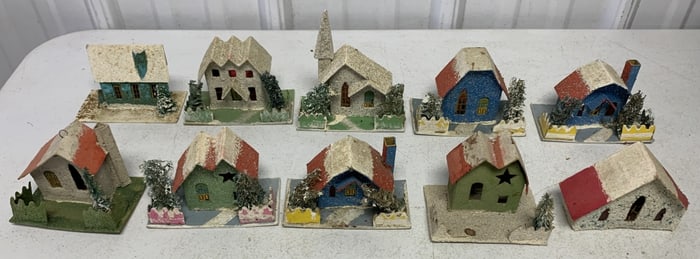 10 Japanese Christmas Village houses