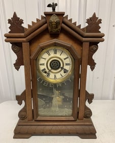 Charles F. Adams 8 Day Liberty clock