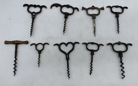 9 corkscrews
